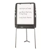 Ingenuity Portable Flipchart Easel with Dry Erase Surface, 35 x 30, 73″ Tall Easel, Charcoal Polyethylene Frame - Image 2