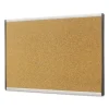 ARC Frame Cubicle Cork Board, 24 x 14, Tan Surface, Silver Aluminum Frame - Image 3