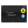 Infinity Glass Marker Board, 48 x 36, Black Surface