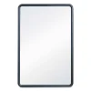 Contour Dry Erase Board, 48 x 36, Melamine White Surface, Black Plastic Frame - Image 2