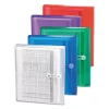 Poly String and Button Interoffice Envelopes, Open-Side (Horizontal), 9.75 x 11.63, Clear, 5/Pack - Image 2