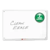 iQ Total Erase Translucent-Edge Board, 36 x 23, White Surface, Clear Plastic Frame - Image 4