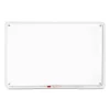 iQ Total Erase Translucent-Edge Board, 36 x 23, White Surface, Clear Plastic Frame