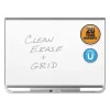 Prestige 2 Magnetic Total Erase Whiteboard, 48 x 36, White Surface, Graphite Fiberboard/Plastic Frame