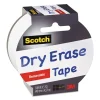 Dry Erase Tape, 3″ Core, 1.88″ X 5 Yds, White