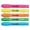 Gel Highlighters, Assorted Ink Colors, Bullet Tip, Assorted Barrel Colors, 5/set - Image 2