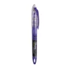Liquid Pen Style Highlighters, Fluorescent Purple Ink, Chisel Tip, Purple/black/clear Barrel, Dozen
