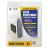 Sheet Protectors with Index Tabs, Clear Tabs, 2″, 11 x 8.5, 8/Set