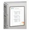 Magnetic Cubicle Keepers Display Holders, 9.2 x 11.69, Magnetic Mount, Clear, 25/Pack - Image 2