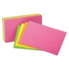 Ruled Neon Glow Index Cards, 5 X 8, Assorted, 100/pack