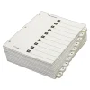 QuickStep OneStep Printable Table of Contents and Dividers, 10-Tab, 1 to 10, 11 x 8.5, White, White Tabs, 24 Sets - Image 2