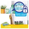 Refill Dusters, Dustlock Fiber, Light Blue, Lavender Vanilla Scent,10/box,4 Boxes/carton - Image 3
