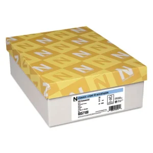 Classic Crest #10 Envelope, Commercial Flap, Gummed Closure, 4.13 X 9.5, Baronial Ivory, 500/box