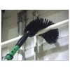 StarDuster Pipe Brush, Green Polypropylene Bristles, 7.5" Brush, 6" Black Plastic Handle - Image 2