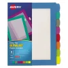 Big Tab Ultralast Plastic Dividers, 8-Tab, 11 X 8.5, Assorted, 1 Set