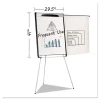 Tripod Extension Bar Magnetic Dry-Erase Easel, 39″ To 72″ High, Black/silver - Image 3