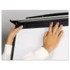 Tripod Extension Bar Magnetic Dry-Erase Easel, 69″ To 78″ High, Black/silver - Image 3