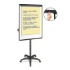 Silver Easy Clean Dry Erase Mobile Presentation Easel, 44″ to 75.25″ High - Image 2