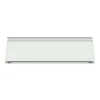 Glass Dry Erase Desktop Computer Pad, 18 x 6, White Surface