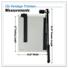 Vantage Guillotine Paper Trimmer/cutter, 15 Sheets, 12″ Cut Length, Metal Base, 10 X 12.75 - Image 2