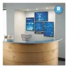 Matrix Magnetic Boards, 16 x 16, White Surface, Silver Aluminum Frame - Image 2