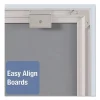Matrix Magnetic Boards, 48 x 31, White Surface, Silver Aluminum Frame - Image 2