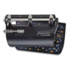 32-Sheet Heavy-Duty Two-Three-Hole Punch With Lever Handle, 9/32" Holes, Black - Image 2