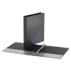 Economy Round Ring View Binder, 3 Rings, 1" Capacity, 11 x 8.5, Black, 12/Carton - Image 3
