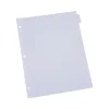 Self-Tab Index Dividers, 8-Tab, 11 X 8.5, White, 24 Sets