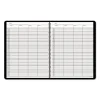 Four-Person Group Undated Daily Appointment Book, 10.88 X 8.5, Black Cover, 12-Month (jan To Dec): Undated - Image 2