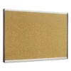 ARC Frame Cubicle Cork Board, 24 x 14, Tan Surface, Silver Aluminum Frame - Image 2