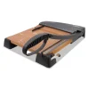 Heavy-Duty Wood Base Guillotine Trimmer, 15 Sheets, 18″ Cut Length, 12 X 18