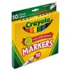 Non-Washable Marker, Broad Bullet Tip, Assorted Classic Colors, 10/Pack - Image 2