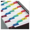 Durable Poly A-Z Card Guides, 1/5-Cut Top Tab, A To Z, 4 X 6, Assorted Colors, 25/set - Image 3