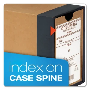 Columbia Recycled Binding Cases, 2 Rings, 3.13″ Capacity, 11 X 8.5, Kraft