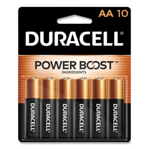 Power Boost CopperTop Alkaline AA Batteries, 10/Pack