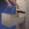 Steel Hanging Folder Drawer Frame, Legal Size, 23″ To 27″ Long, Gray, 2/pack - Image 3
