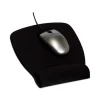 Antimicrobial Foam Mouse Pad with Wrist Rest, 8.62 x 6.75, Black - Image 3