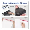 Print and Apply Index Maker Clear Label Dividers, Extra Wide Tabs, 8-Tab, 11.25 x 9.25, White, 5 Sets - Image 3