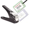 Handheld Badge/slot Punch, 9/16" X 1/8" Horizontal Slot, Black/chrome - Image 2