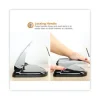 40-Sheet Ez Squeeze Three-Hole Punch, 9/32" Holes, Black/silver - Image 2