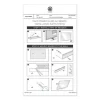 3N1 Magnetic Glass Dry Erase Combo Board, 35 x 23, Month View, Gray/White Surface, White Aluminum Frame - Image 3
