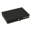 Low Profile Cash Box,1 Bill, 5 Coin Slots, Key Lock, 11.6 X 8 X 1.9, Steel, Black - Image 2