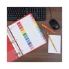 Deluxe Table Of Contents Dividers For Printers, 12-Tab, 1 To 12; Table Of Contents, 11 X 8.5, White, 6 Sets - Image 3