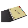 Insertable Big Tab Dividers, 5-Tab, Single-Sided Copper Edge Reinforcing, 11 x 8.5, Buff, Assorted Tabs, 1 Set - Image 2
