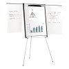 Tripod Extension Bar Magnetic Dry-Erase Easel, 39″ To 72″ High, Black/silver