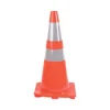 Traffic Cone, 14 X 14 X 28, Orange/silver - Image 2