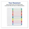 Customizable TOC Ready Index Multicolor Tab Dividers, 12-Tab, 1 to 12, 11 x 8.5, White, Contemporary Color Tabs, 1 Set - Image 3