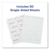 TouchGuard Protective Film Sheet, 9" x 12", Matte Clear, 30/Pack - Image 3