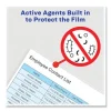 TouchGuard Protective Film Sheet, 9" x 12", Matte Clear, 30/Pack - Image 2